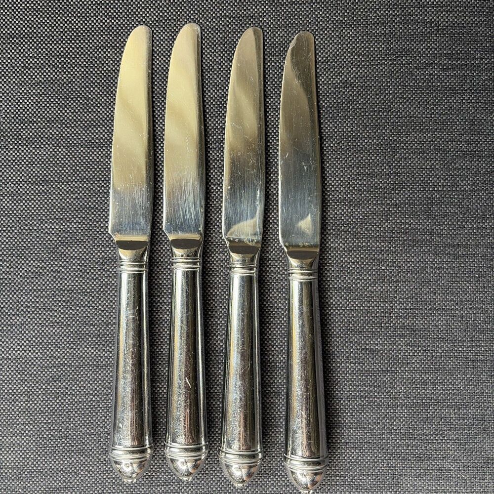 Towle Copenhagen Set of 4 18/10 Stainless Hollow Dinner Knives - Picture 4 of 5